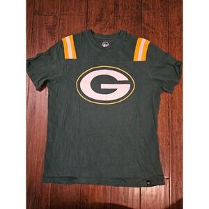 47 Brand Green Bay Packers T-Shirt Womens Medium Green Jersey Style NFL Football